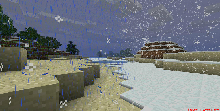 Minecraft Beta 1.5 или снег, дождь и непогода