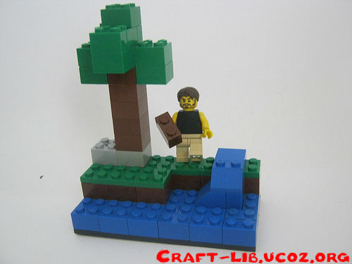 Lego в стиле Minecraft!