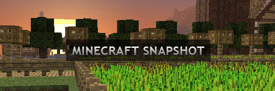 Minecraft Development Snapshot — первый в этом году